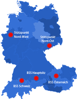 BSS Stützpunkte Europa
